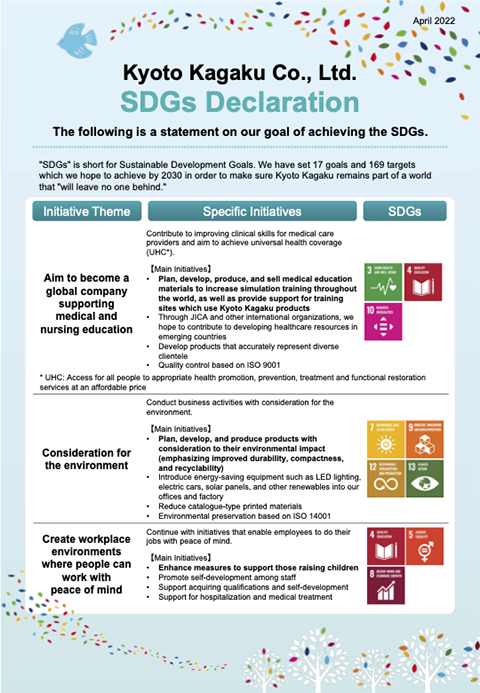 SDGs Declation