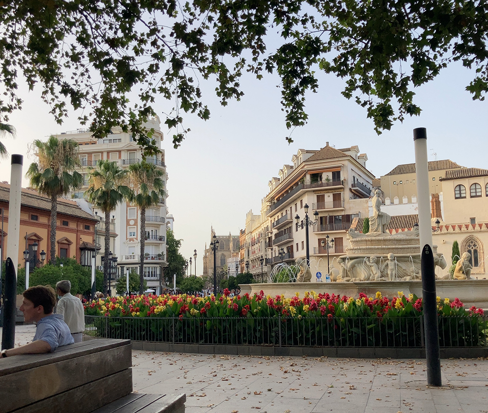 Central place of Seville